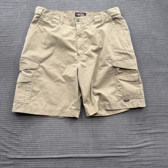 Tru-Spec Cargo Shorts Mens 40 Khaki Ripstop Utility Tactical Outdoor Workwear - Picture 1 of 8